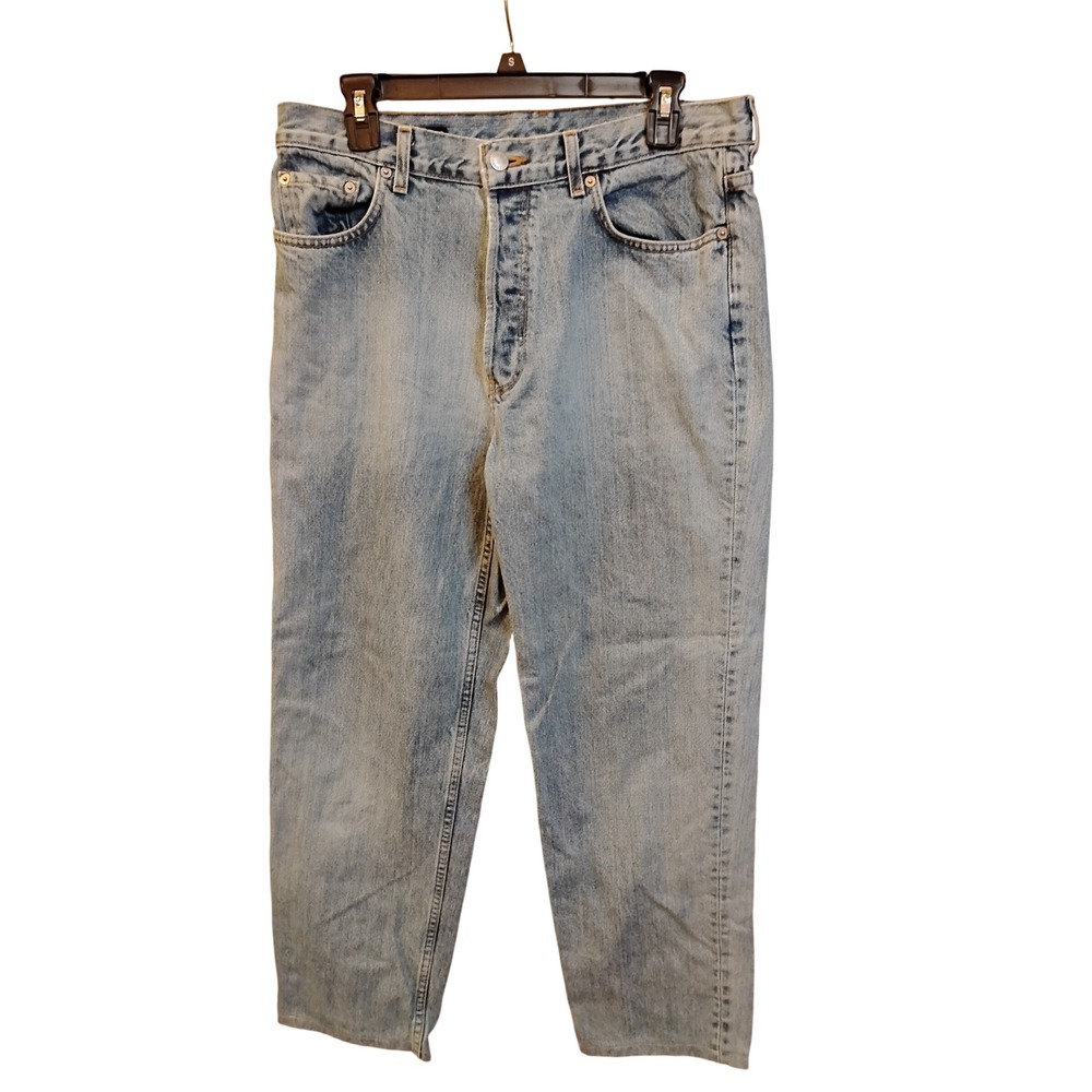 Banana Republic Vintage High Rise Straight Leg Jeans Light Wash Cotton 12L